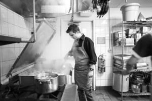 I8tonite: with Chef Hugh Acheson featuring Butter Lettuce Salad with Feta, Radish and a Dill Pickle Vinaigrette. Photo by Emily B Hall