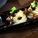 Deviled Eggs with Pancetta and Caviar. Carson Kitchen. From i8tonite: A Cheat Sheet to Dining in Downtown Las Vegas