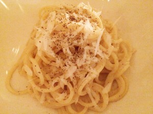 Cacio e Pepe at Locanda - one of my favorite meals this year