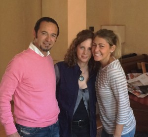Angelo, Me, and Valentina Abbona, the Marketing Manager and owner's daughter at Marchesi di Barolo, location of one of my best meals of 2015