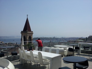 the view from the terrace at 360 Istanbul - site of one of my favorite meals this year