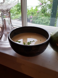 Chilled lobster bisque at Mallard Cottage, St. John's, Newfoundland - one of my favorite meals this year