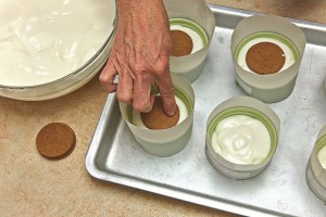 Lemon Ginger Mousse Souffle. Recipe by and interview with cookbook author and pastry chef Abby Dodge