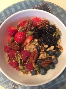 Recipe: Berry Good and Nutty Whole Grain Cereal Breakfast . From i8tonite with Bob Warden: QVC Pioneer and Cooking Legend
