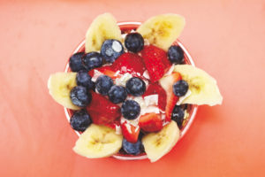 Acai Bowl with Fruit. From i8tonite: with Erika Lenkert, Creator, EIC of GFF Magazine & Her Best Effing Chicken