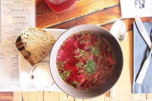 i8tonite with Manhattan Beach’s Doma Kitchen Chef Kristina Miksyte & Recipe for Borscht