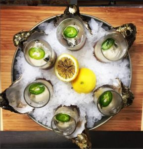Oysters. From i8tonite: From Zookeeper to Culinary Guardian: The Dream Jobs of Chef JT Walker