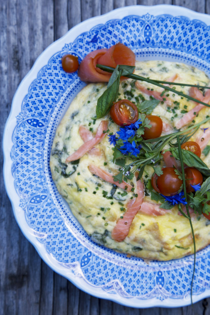 Recipe for smoked salmon and farm egg frittata. From i8tonite with Chef and Simply Fish Author Matthew Dolan & Recipe for Smoked Salmon Frittata