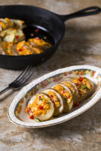 i8tonite with Chef Jennifer Hill Booker & Pimento Cheese Stuffed Potatoes Recipe