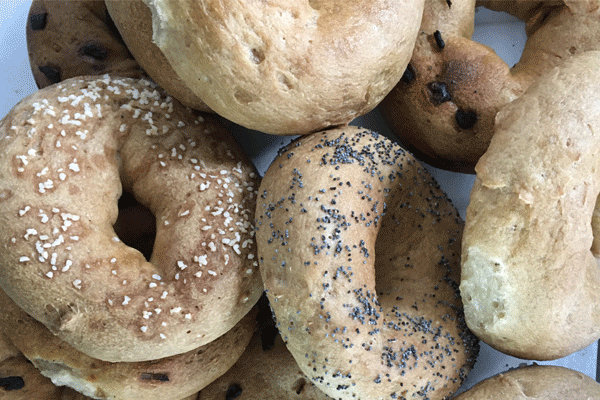 Bagels. From i8tonite: One New York Woman's Food Allergies Became an Award-Winning Bakery