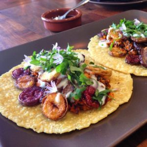 Jardineros Tacos at Taco Maria. 2017 Best Restaurant Dishes in Southern California