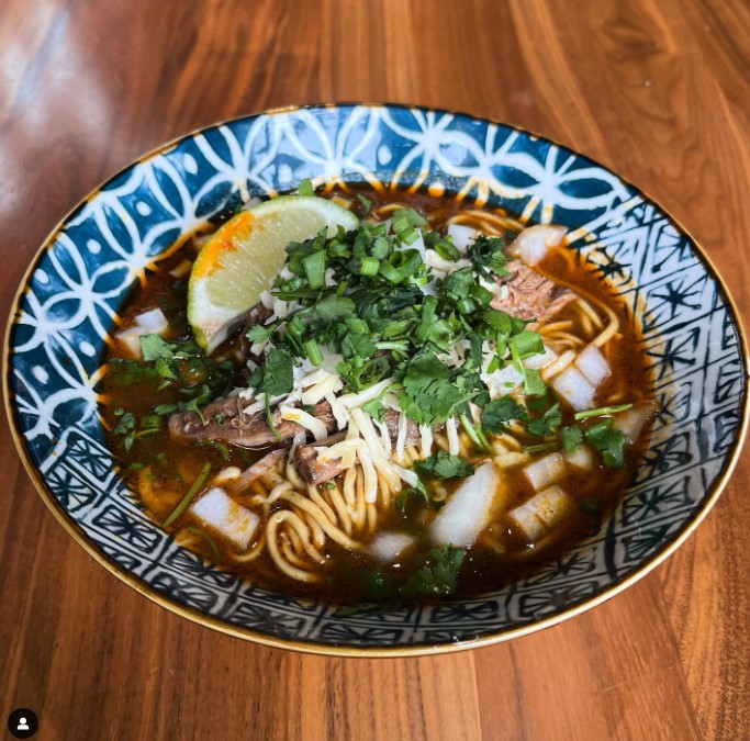 A little Latin. A little Asian. Ramen and birria